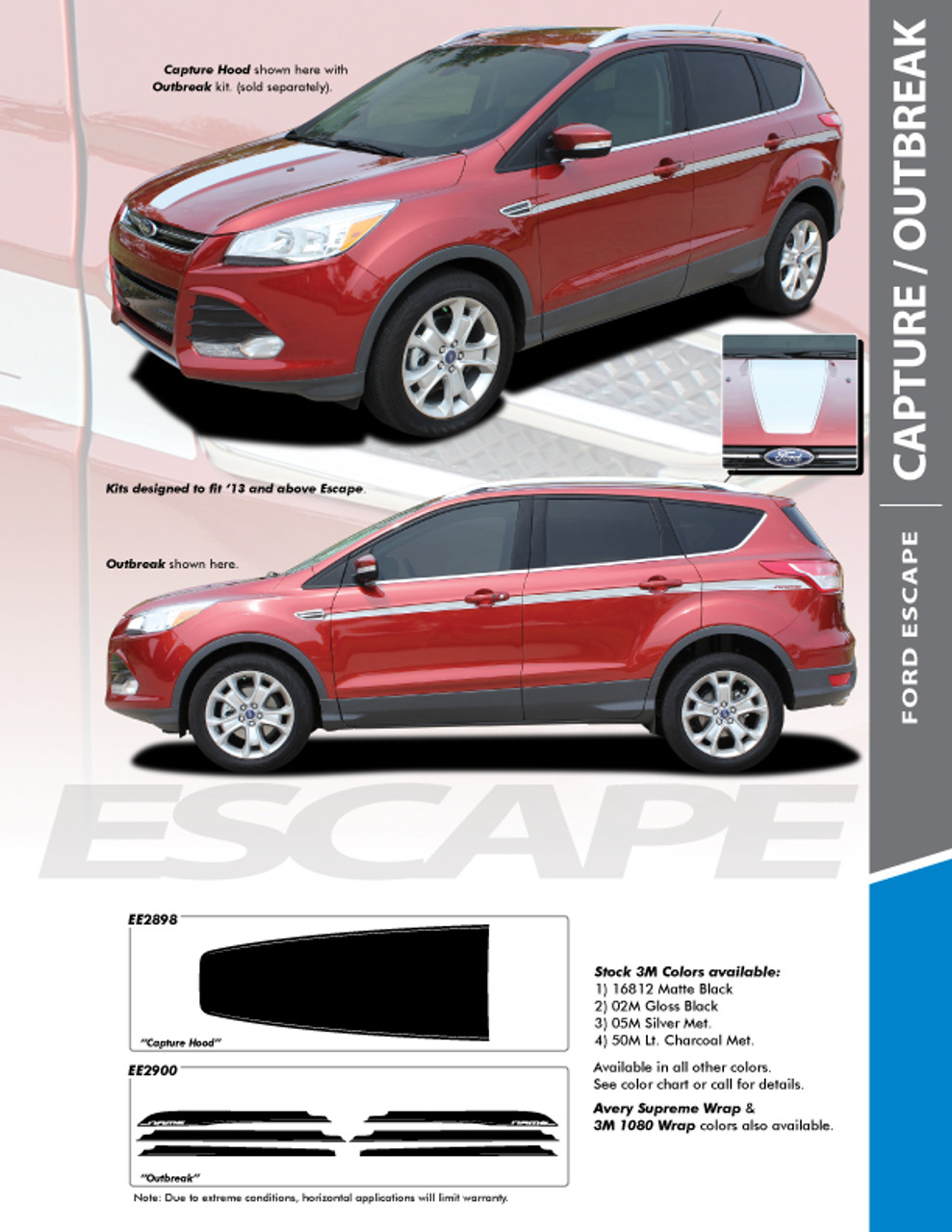2012 Ford Escape Color Chart